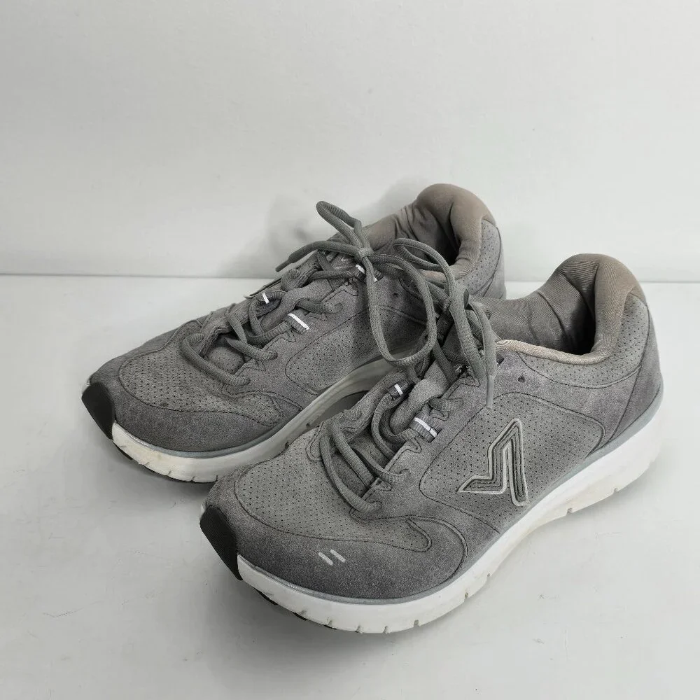 Vionic Womens Size 8.5 Revive 9264‎ Gray Suede Trainers Athletic Shoes